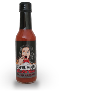 Sinful BBQue Cajun Cayenne hot sauce