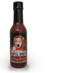 Sinful BBQue Reaper Scorpion hot sauce