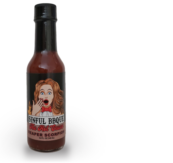 Sinful BBQue Reaper Scorpion hot sauce