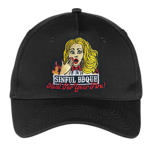 Sinful BBQue Hat Front