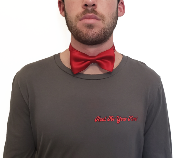Duel-Purpose Sinfully Red Bowtie