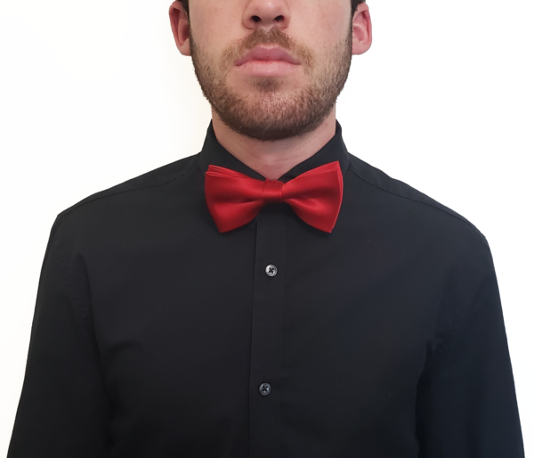 Duel-Purpose Sinfully Red Bowtie